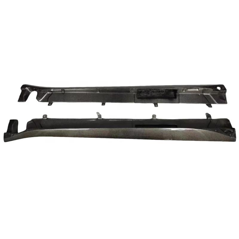 

Высококачественная боковая юбка из сухого углеродного волокна в стиле TM, боковой спойлер на двери для Aston Martin Vantage 2018-2019