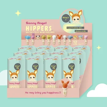 Sonny Angel – figurines d'action Hippers couchées, jouet Surprise mignon et mystérieux, modèle animé, poupée, cadeaux de noël pour enfants, en Stock