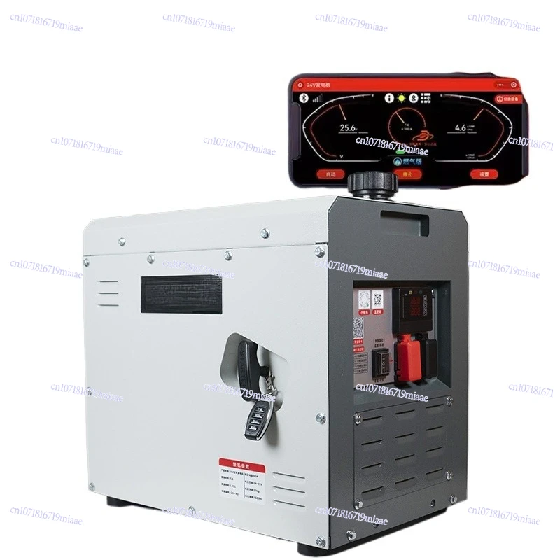 

Truck 12v/24v Parking Generator LNG/CNG Gas Automatic Start and Stop Bluetooth Mobile Phone Interconnection