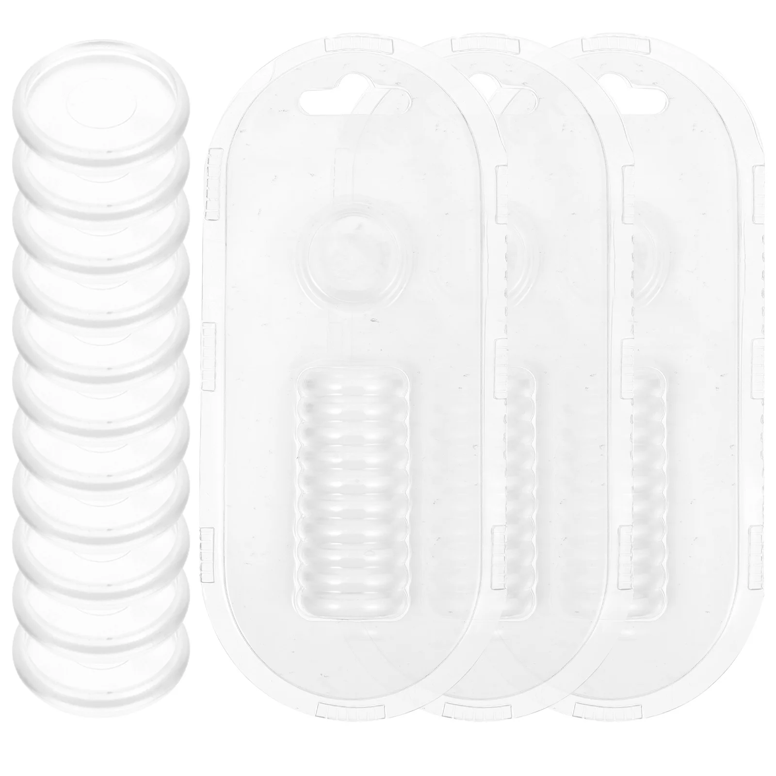 44 pçs anéis de pasta de plástico discos de ligação de folhas soltas abs pequenas fivelas de pasta para diários notebooks diy