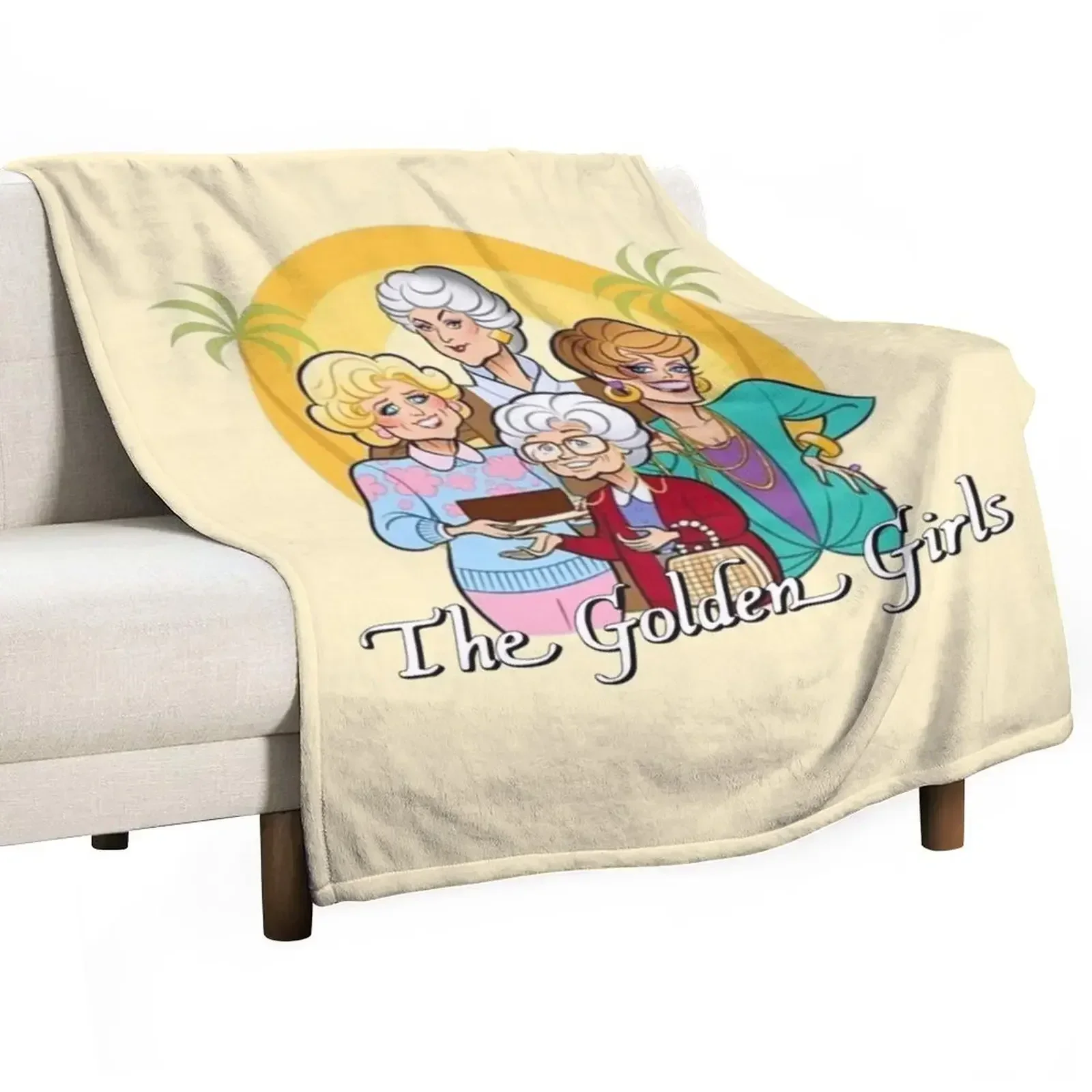 The Golden Girls - Thank you for being a friend Throw Blanket wednesday Sofa Bed Thin Blankets