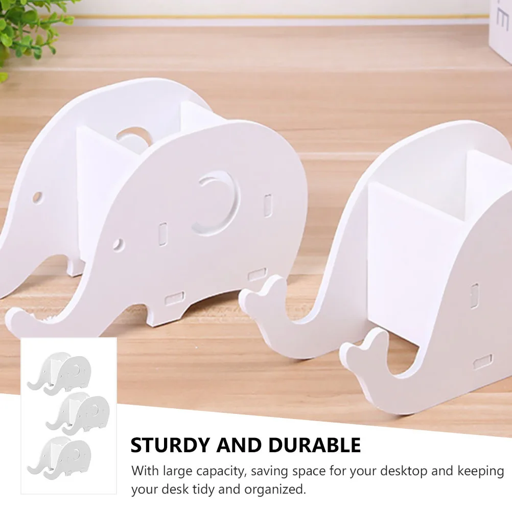 3 قطعة حامل القلم الرصاص حامل الهاتف الجدول الزينة منظم عملي تخزين متعدد الوظائف #4