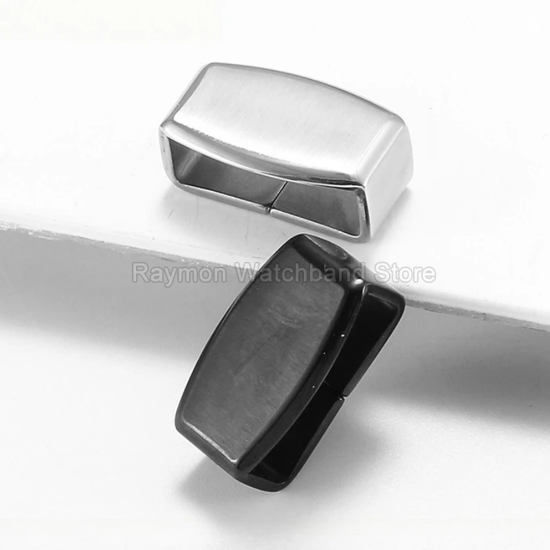 18 20mm Golden Black Silver Watchband Keeper for Seiko Turtle Waterproof and High Temperature Resistance Stainless Steel Surface