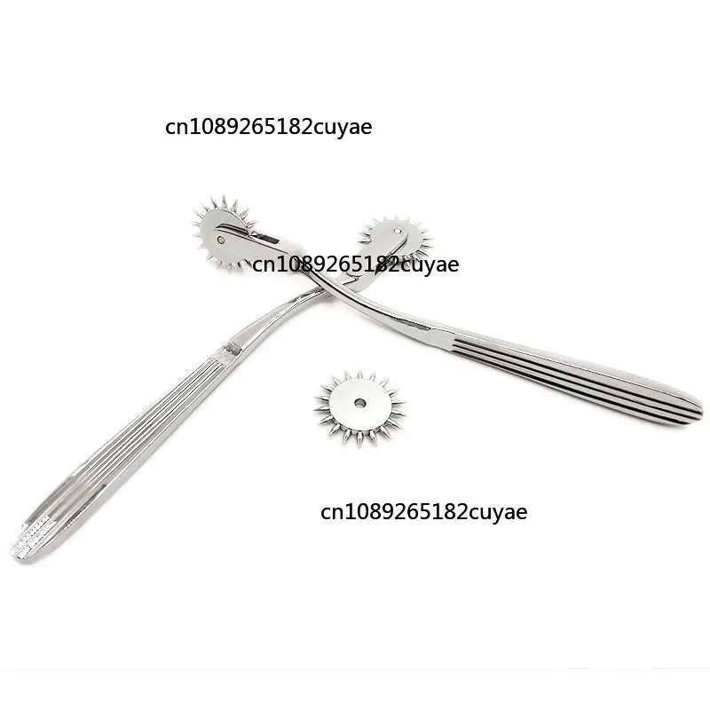 Gear Roller Rolling Wartenberg Wheel Pinwheel Fetish Neurological Medical Diagnostic Pin Wheel Reflex Nerve Impact Hammer