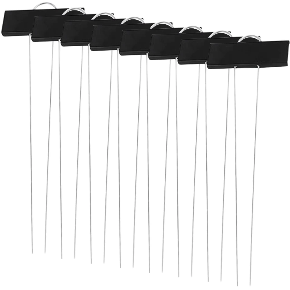 8 قطع من أقلام تحديد نباتات الحديقة المعدنية لأعشاب الحضانة والفواكه سهلة التعرف على الاستخدام الداخلي في الهواء الطلق