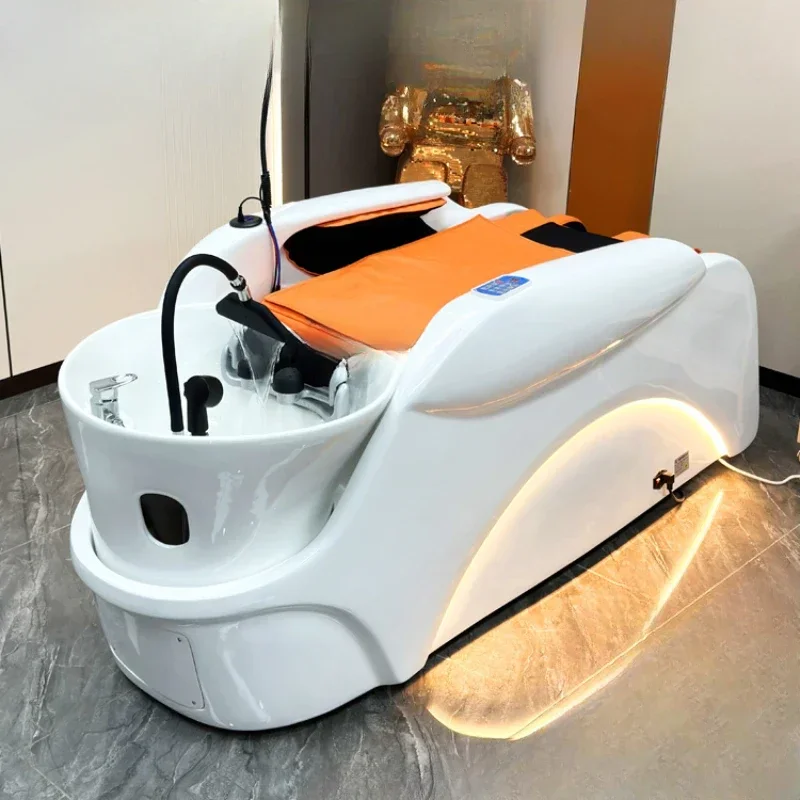 Automatic Intelligent Massage Shampoo Bed Cosmetology Shop Beauty Salon Head Treatment Water Circulation Fumigation