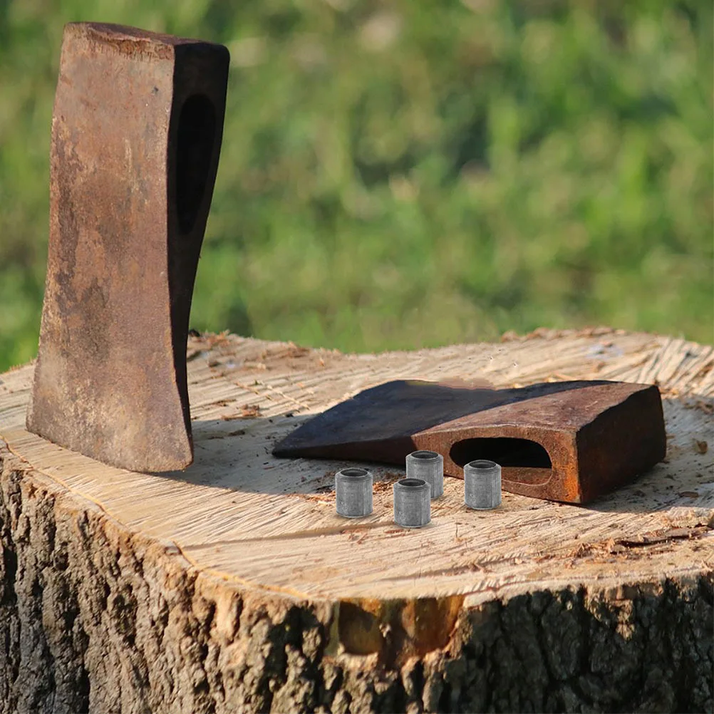 

10Pcs Iron Wedges Round Safety Tool for Axe Handle Reinforcement Farm Tool Hardware Woodworking Accessories Axe Accessories