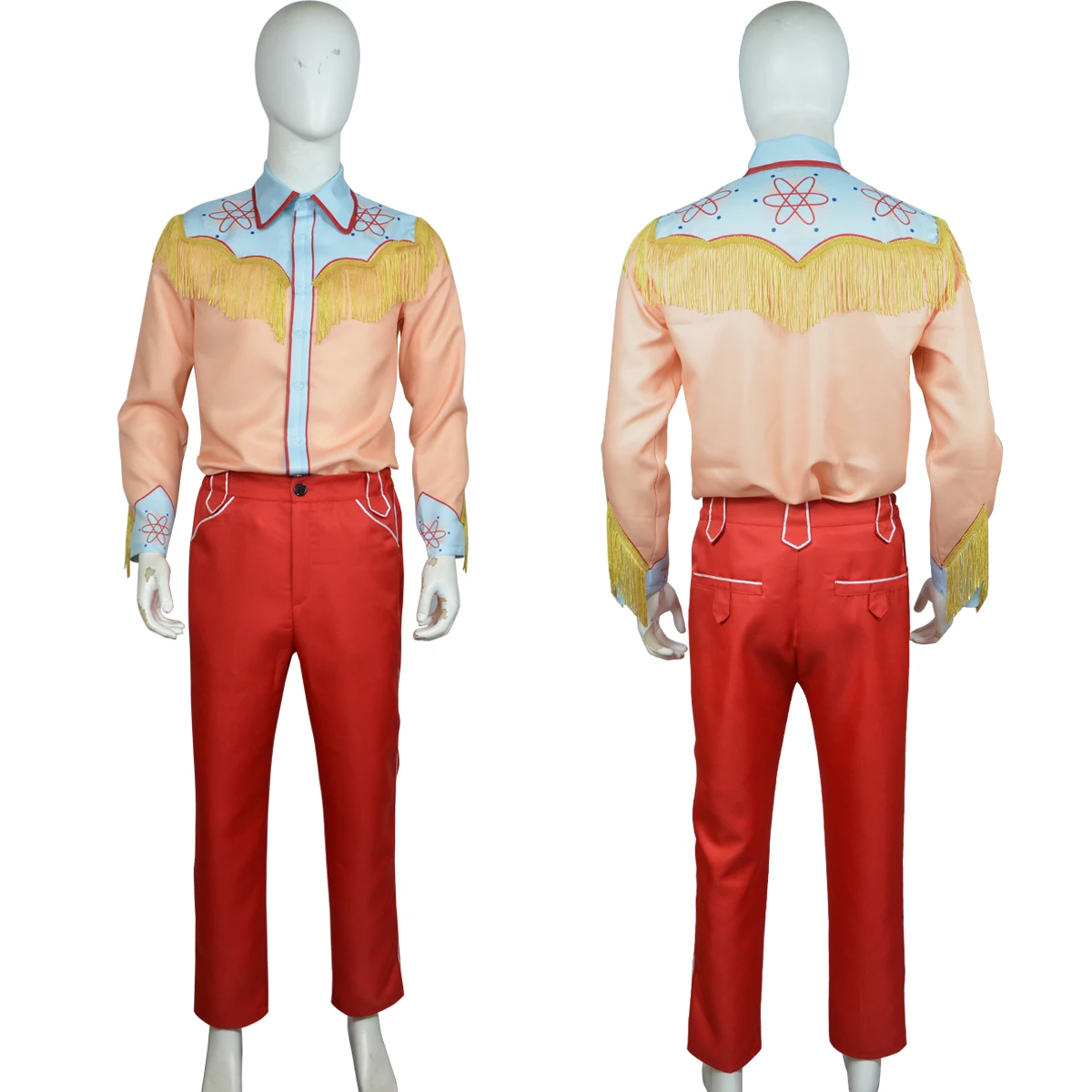 

New Adult Men Clothes Suit Marty McFly Cosplay Costume for Movies Back to the Future3 Jacket Coat Shirt Pants Uniform Outfits