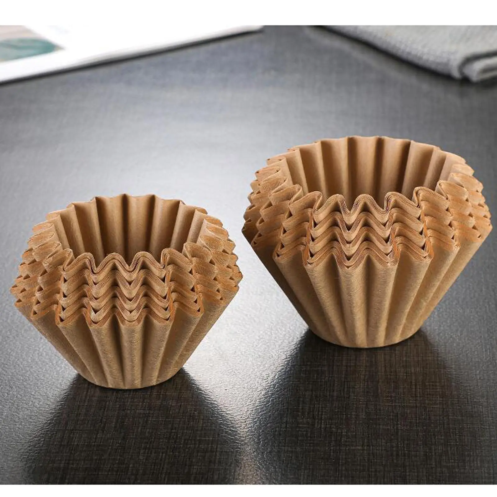 50 шт. фильтры для кофе, одна сервировочная бумага, бумажные фильтры-корзины