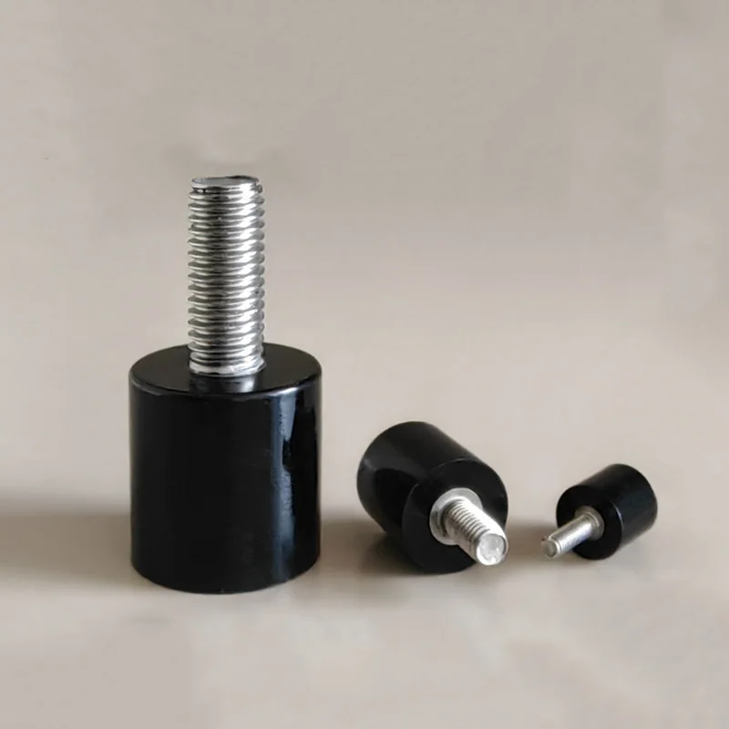 1Pc 70A Polyurethane Bumper Screw 304 Stainless Steel Screw Rod Anti-Collision Shock Absorbing Stop Bolt Hardware Parts M3-M16