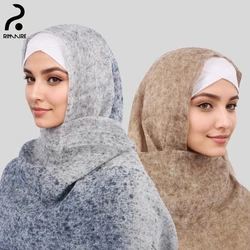 Hijabs de algodón de lujo para mujer, turbante musulmán de alta calidad, suave, islámico, chal, envolturas para la cabeza