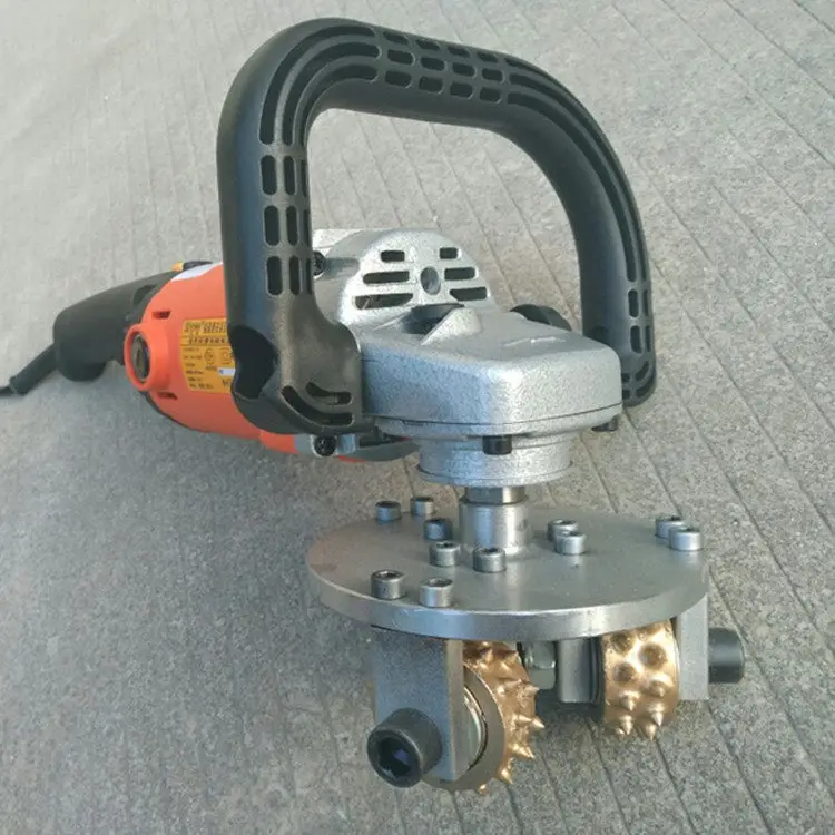Electric chipping machine 220V concrete electric hammer wheel pavement bridge T beam  hammer wall mach