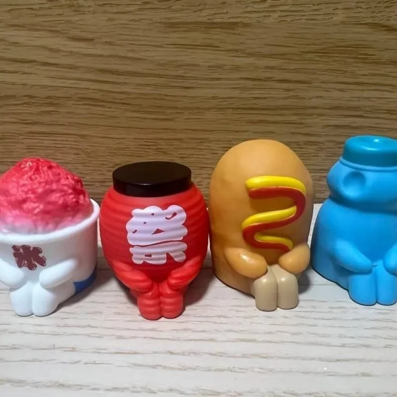 

Badnai The Waiting For The Japanese Summer Festival Night Market Snacks Luminous Action Figure Ornament Collected Decorations