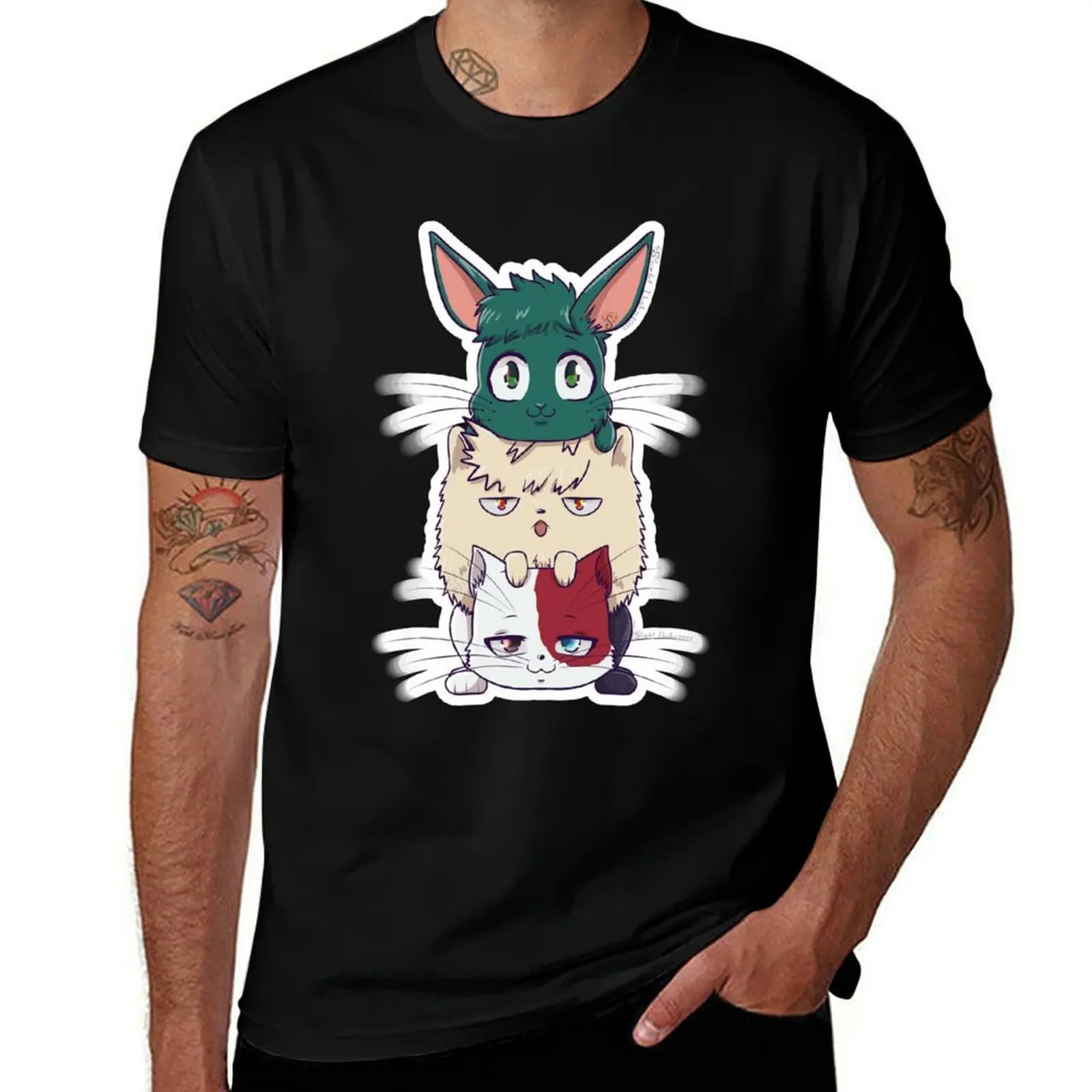 Dynamite Trio_Little Animals T-Shirt Basic Tee Shirt for Everyday Outfit T-Shirt
