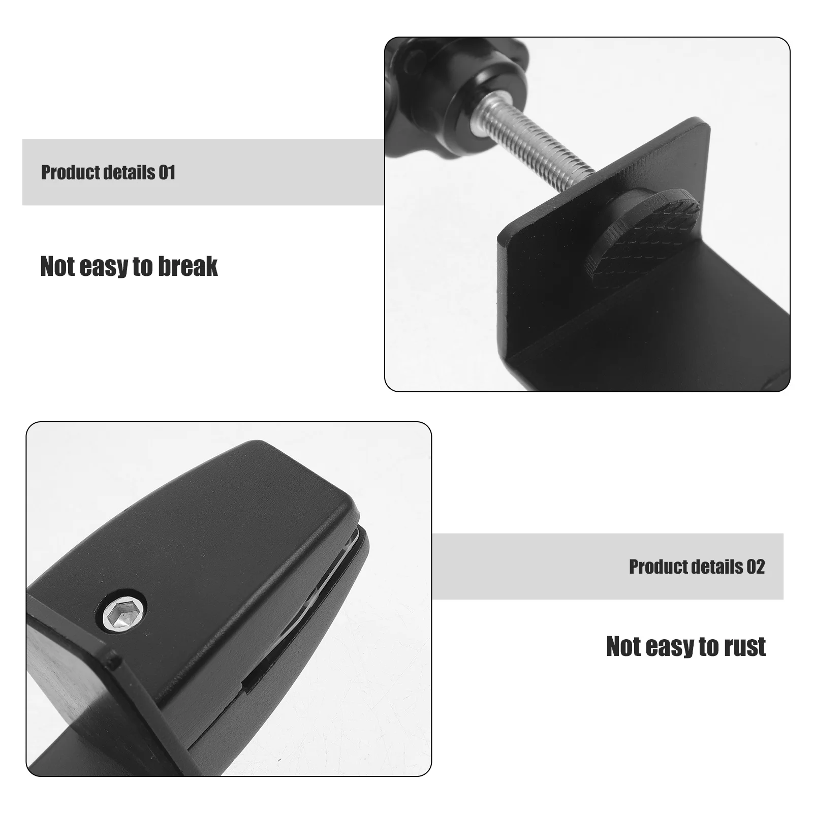 

Desk Divider Clip Aluminium Alloy Adjustable Partition Clamp For Office School Privacy Panel Glass Support Splicing Sneeze