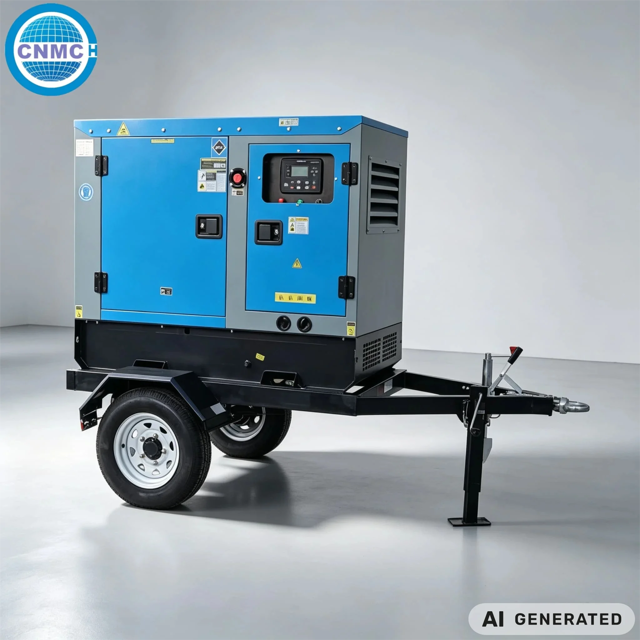 30kw 50kw 80kw 100kw Trailer Type Diesel Generator Perkins Electric Electricity Generator CE Certified Factory Commercial Use