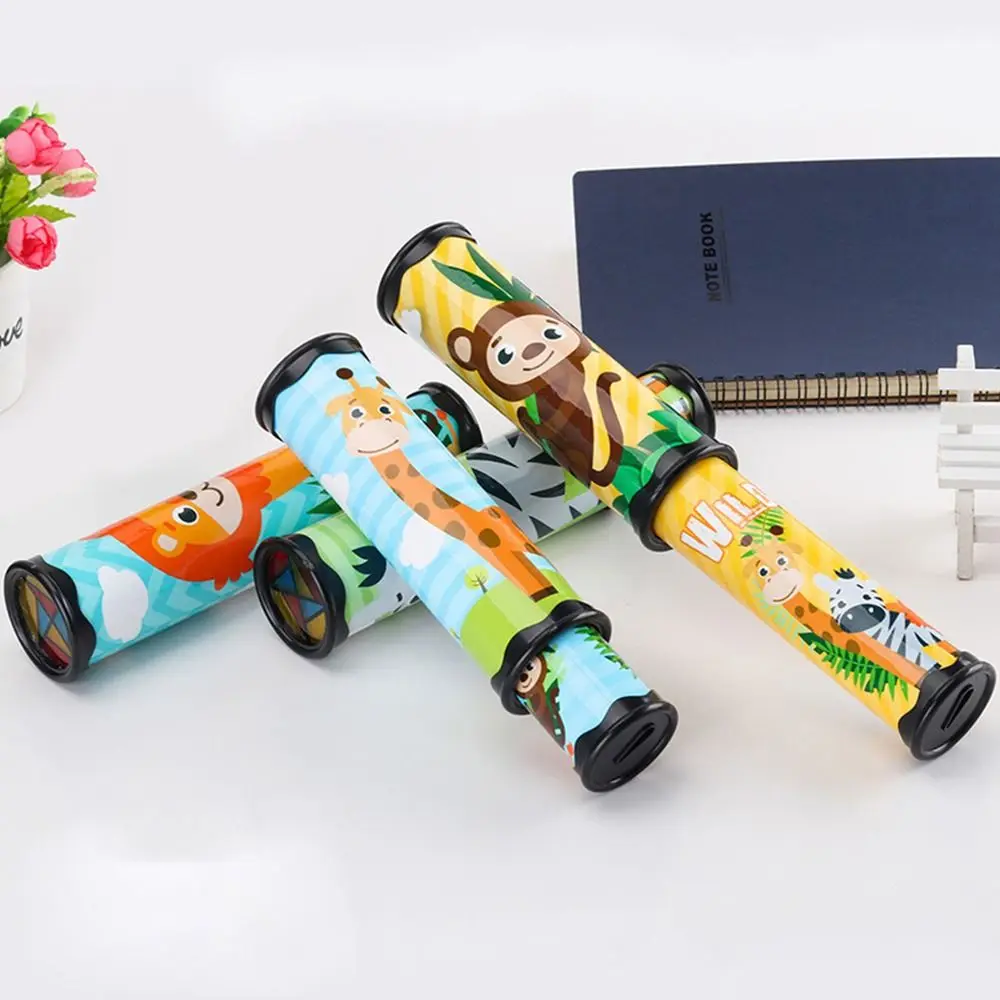 Paper Rotation Kaleidoscope 21/30/27cm Plastic Magic Changeful Kaleidoscope Colorful Adjustable Fancy Colored World Toys