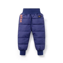 Winter Wonderland: Plush and Thickened Unisex Trousers for Children, 1-5 Years