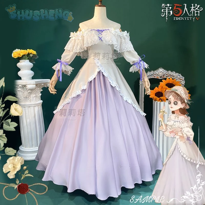 Nieuwe Vera Nair cosplay Game Identity V Parfumeur Kostuum Sweet Lolita Prinses Jurk Hoed Set Party Kerst Meisje Uniform Gift