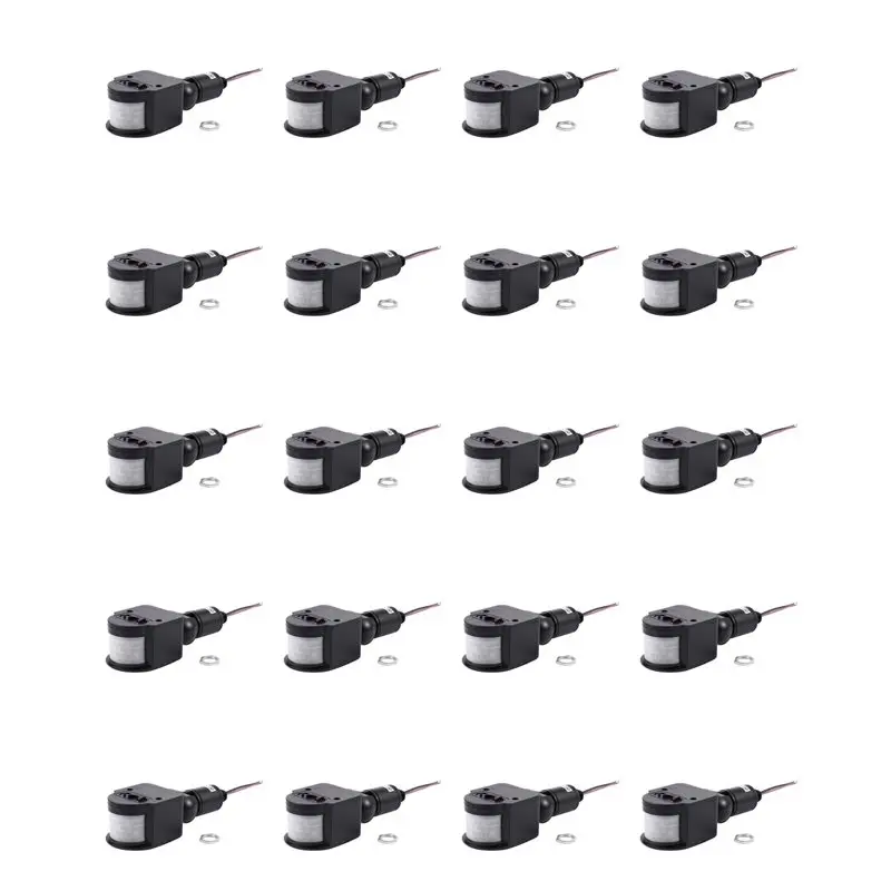 【PHONE ACCESSORY】20X Outdoor 12V DC Automatic Infrared PIR Motion Sensor Switch For LED Light, Black