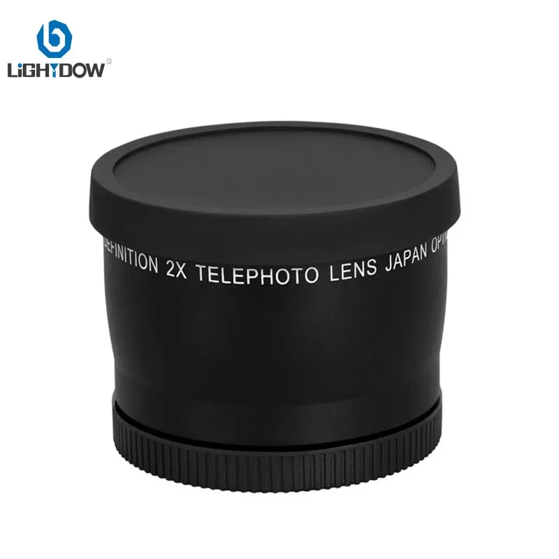 Lightdow 58mm 2.0X 18-55mm Affiliated Telephoto Lens for Cannon 550D 600D 650D 700D 1100D 450D 500D 1000D Lens