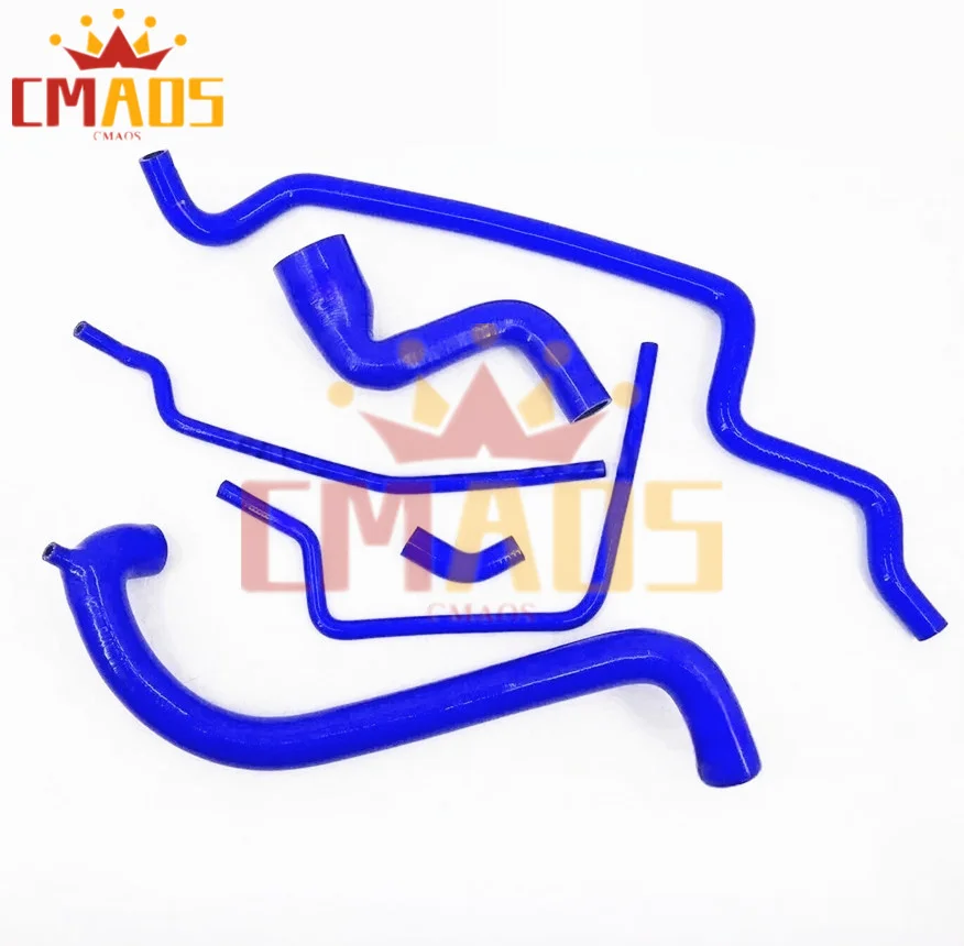 For 1983-1985 PORSCHE 944 2.5L 3-Ply Silicone Radiator Coolant Hose Kit Without Bleeder In Upper Pipe