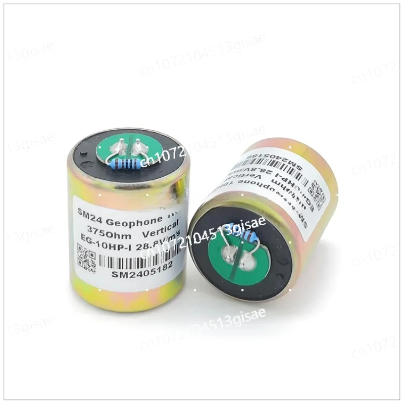 For 2D and 3D Survey SM24 Element High Precision 10 Hz Vertical Geophone SM-24 Seismic Sensor 1PCS