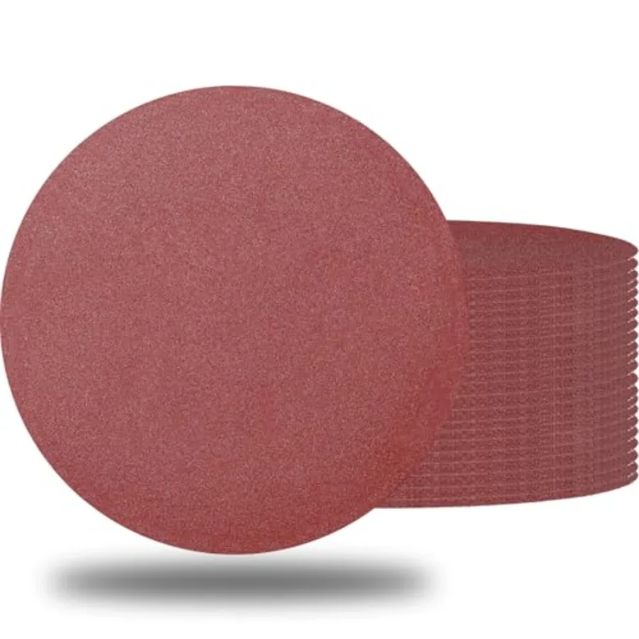 

30 PCS 9 Inch PSA Sanding Discs Set- 80, 100, 120, 180, 240, 400 Grit -9" Self Adhesive Stickyback Aluminum Oxide Sandpaper Dis