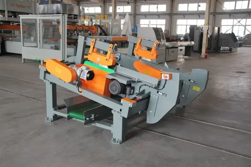 Woodworking SF6021 Double Head Ends Cutting Automatic Wood Trim Saw Machine With CE