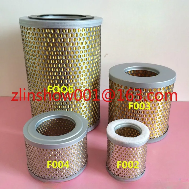 Vacuum pump intake filter XD air filter F002 F003 F004 F006 intake  filter