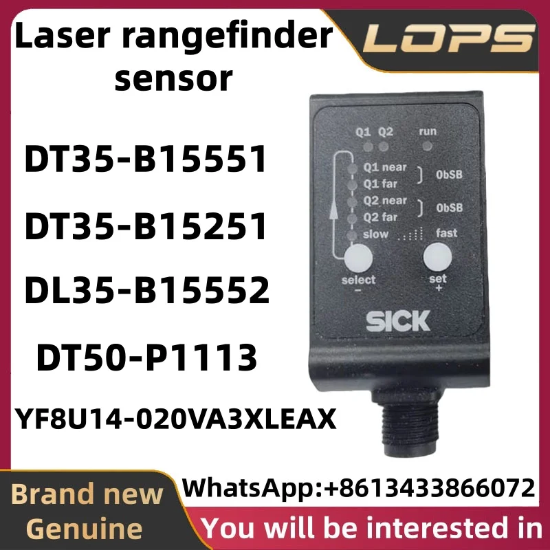 DT35-B15551 DT35-B15251 DT50-P1113 DL35-B15552 YF8U14-020VA3XLEAX Brand new original SICK Laser rangefinder sensor