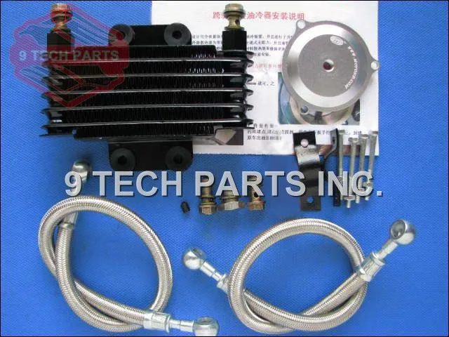 

GN250 Motorcycle Oil Cooler Oil Engine Radiator SYSTEM FULL SET