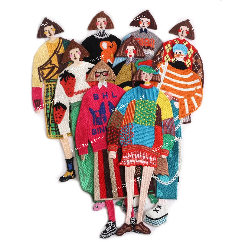 

Girl Fabric, Water-soluble Patch, Fashionable Patch, Clothing Accessories, Boy Badge