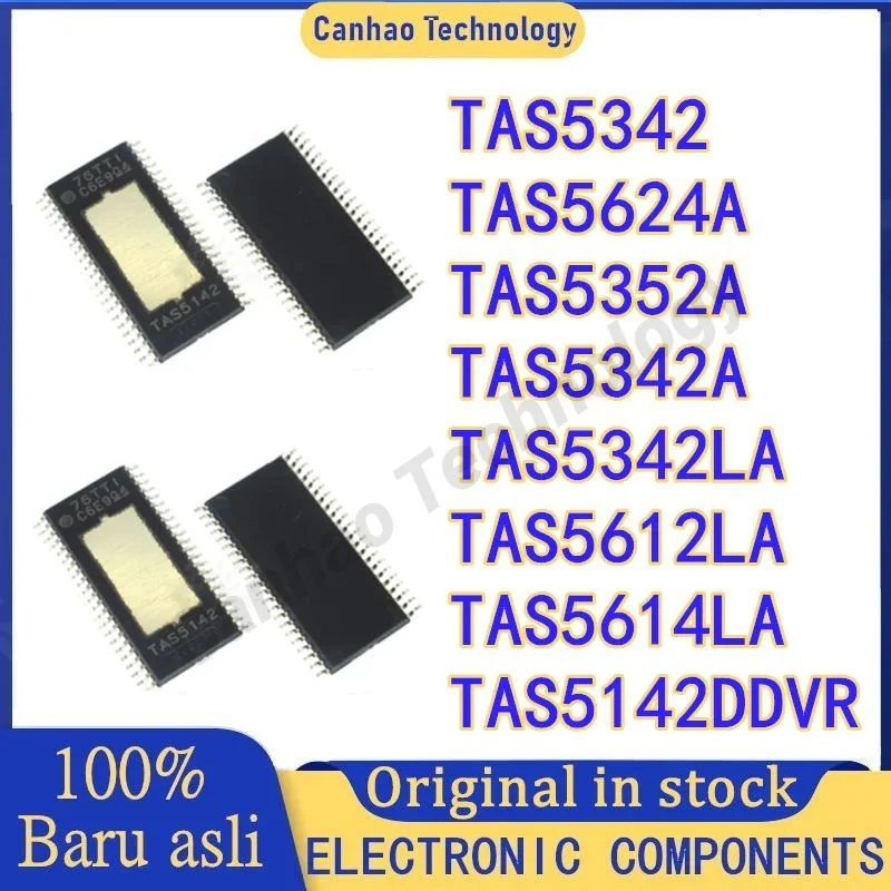 

5PCS TAS5612LA TAS5612 TAS5614LA TAS5624A TAS5142DDVR TAS5342LA TAS5342A TAS5352ADDVR HTSSOP44 Class D audio power amplifier