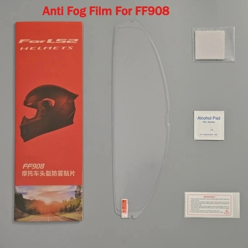 Película Antivaho para Visera LS2 FF908, Adhesivos Antivaho para Cascos de Motocicleta, Accesorios para Lentes de Casco, Casco de Moto FF908