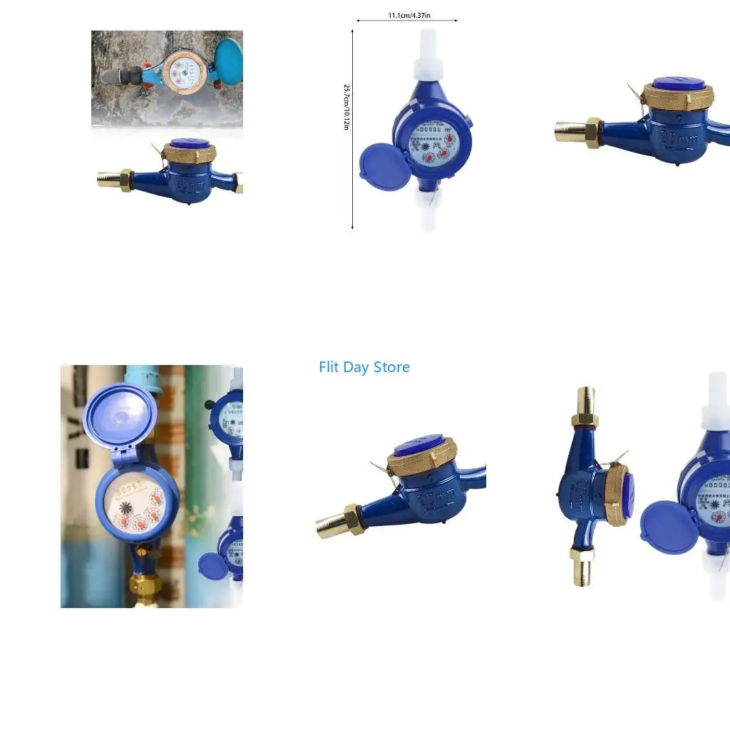 F92C Guide Closed Whirling Water Measurement Device Wrought Iron Housing Accuracy Calibration For Accurate Billing
