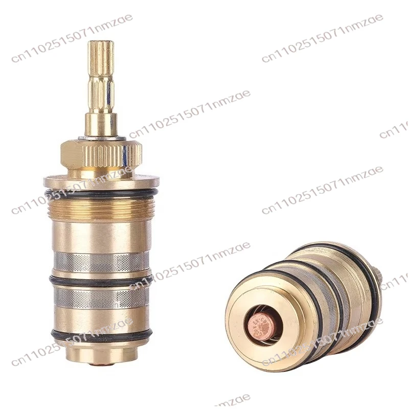 Brass Replacement Thermostatic Valve Cartridge for Faucet and Shower Mixer - Hot Cold Water Thermostat