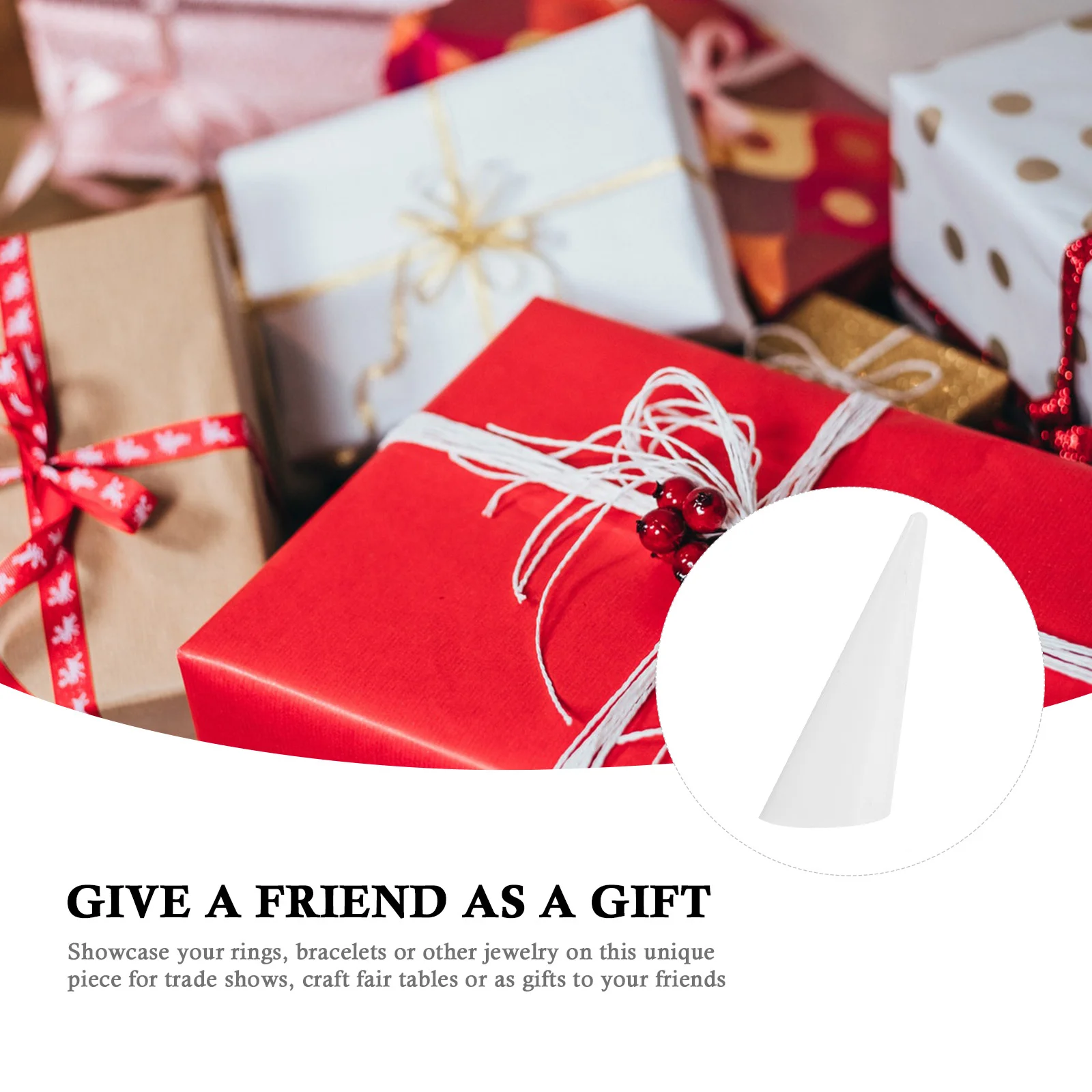 

10 шт. держатель для ювелирных изделий, акриловые кольца, стеллаж для выставки товаров, конический стильный органайзер для магазина, спальни, акриловый держатель для ювелирных изделий