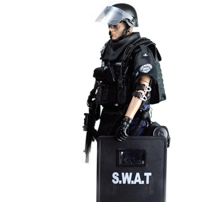 1/6 Schaal Simulatie Team Politie SWAT Militaire Assualter Breacher Point-man Soldaat Model 12 inch Action Figure Gezamenlijke Speelgoed