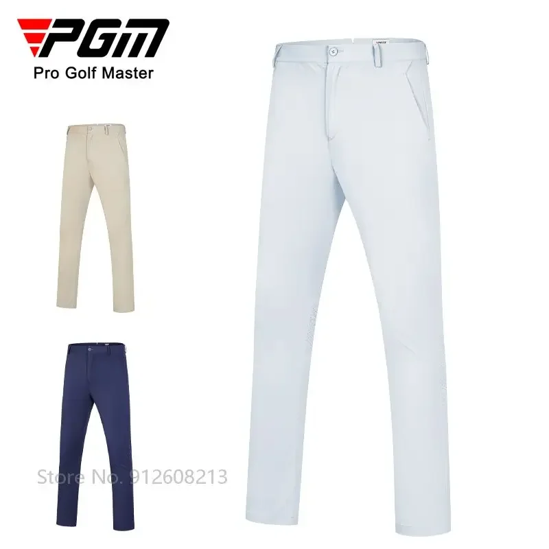 PGM Men Golf Pants Breathable Dry Fit Golf Long Trousers Male Elastic Sweat Pants Outdoor Casual Sports Bottoms Size XXS-XXXL