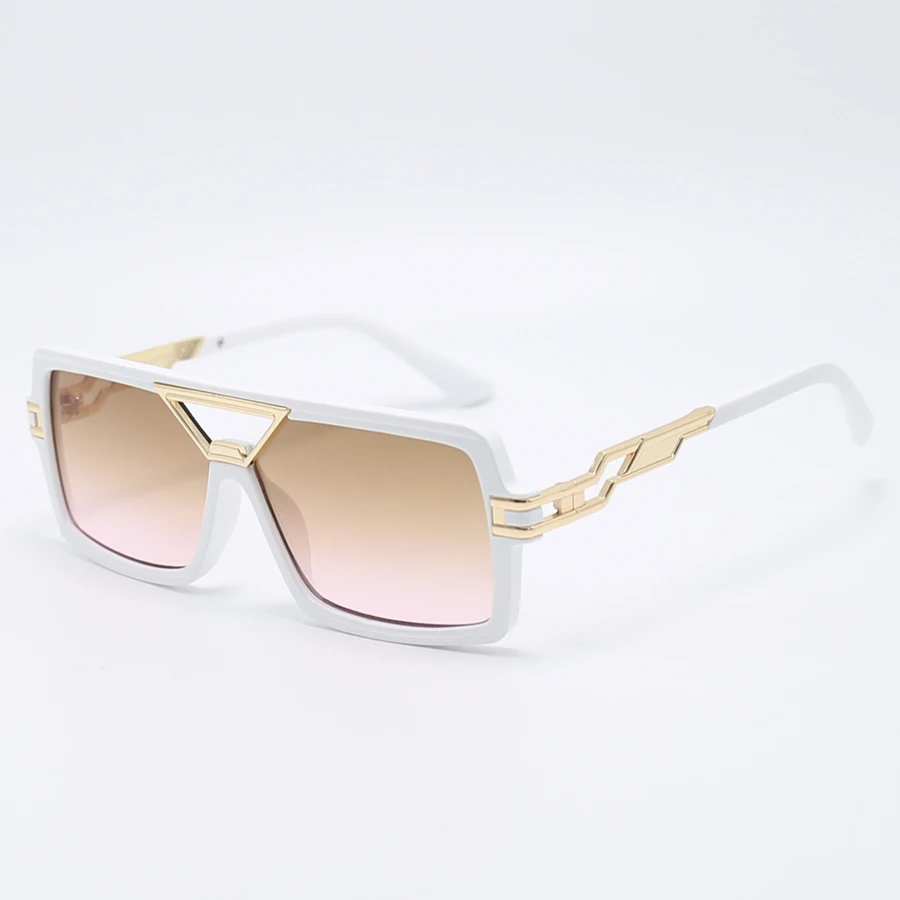 1 قطعة نظارات الموضة النسائية الجديدة الرائعة الرجعية جسر مزدوج إطار مربع شخصية الربط تنوعا نمط الشارع اليومي الاسمية