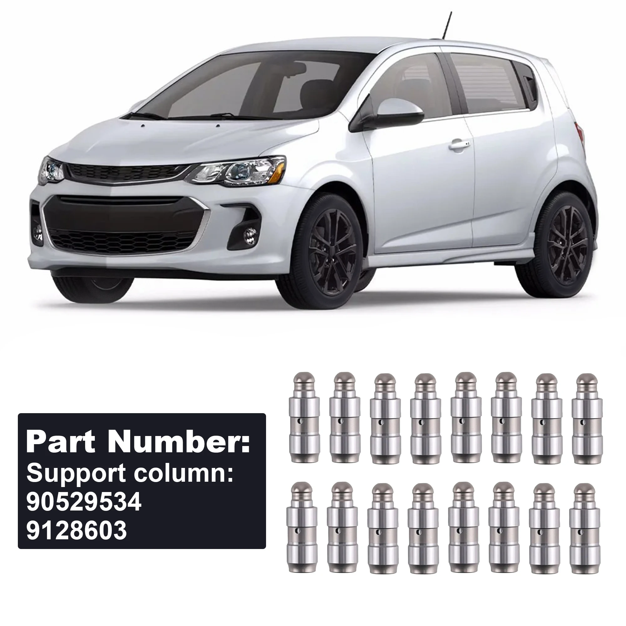 16 Pcs Hydraulic Valve Lifters 1.4L Engines For GM Chevy LUV 2011-2021 90529534