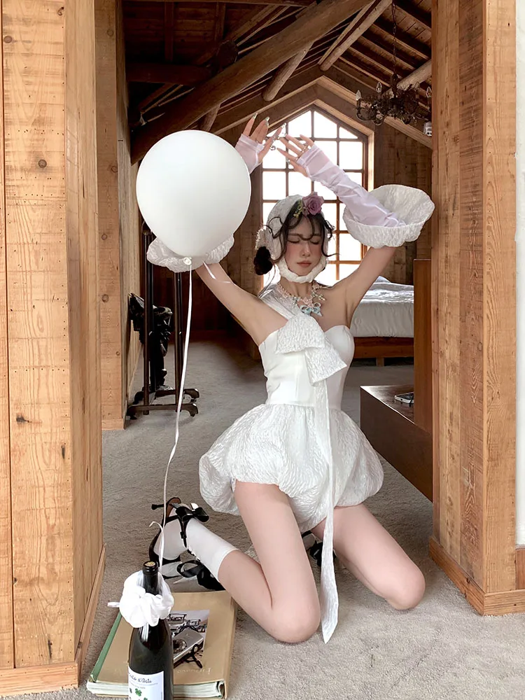 Tube Socks Colored Cotton Ribbon Short Ballet Girl Leg Shaping Bow Summer Long Black andWhite Solid Color Four Seasons Universal