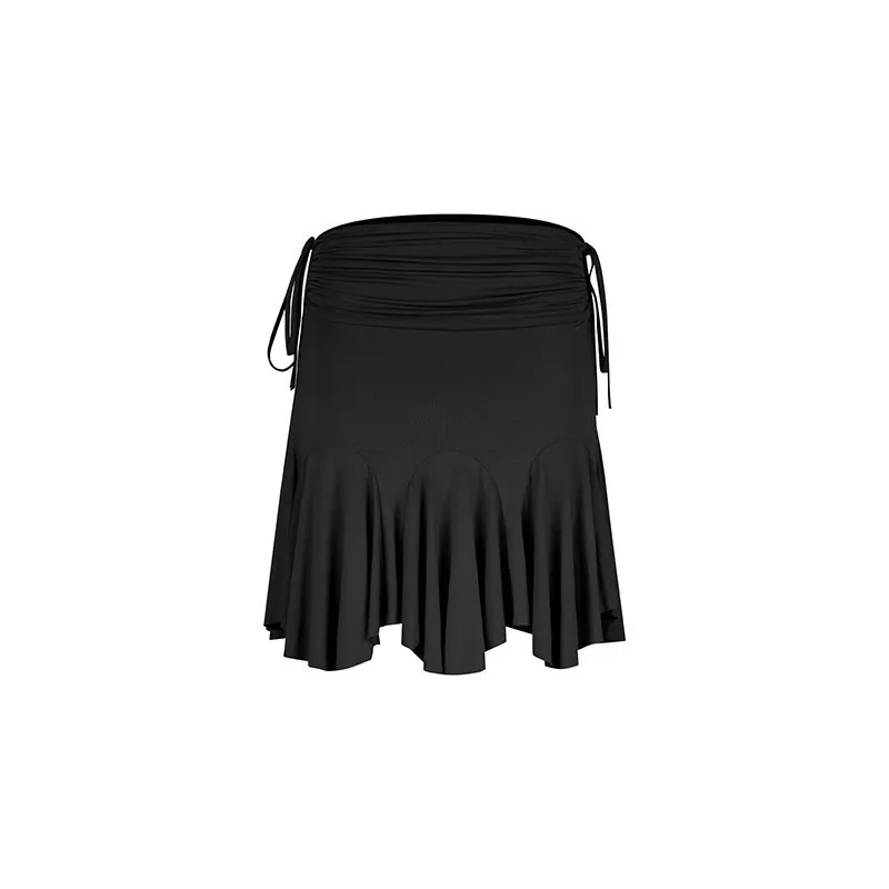 

Женская полуюбка в латиноамериканском стиле по индивидуальному заказу с дизайном на шнурке, юбка в виде листьев лотоса, тренировочный наряд, женские леггинсы с поясом