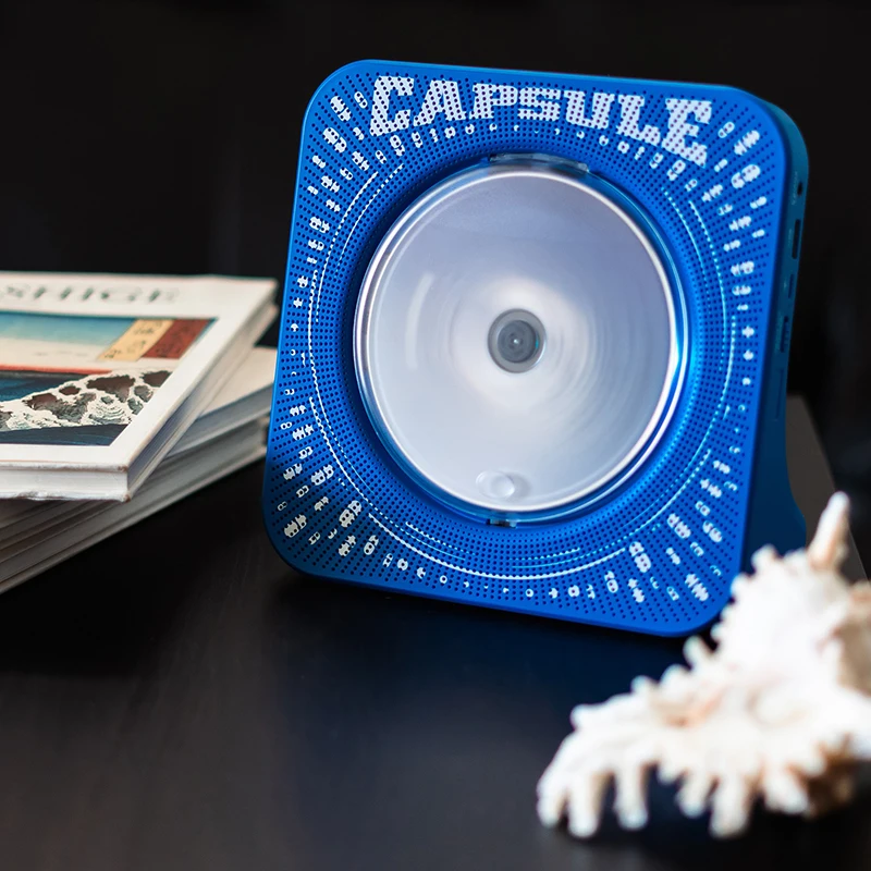 

Capsule Entertainment Rechargeable CD Player CD Player Bluetooth Audio Portable Retro Record Player