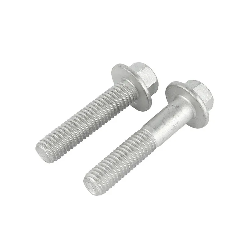10.9 Grade Hex Flange Bolts M6 M8 M10 M14 M16 Carbon Steel Dacromet High Tensile Screws M14x90x1.5mm M10x30 M16x100 Half Thread