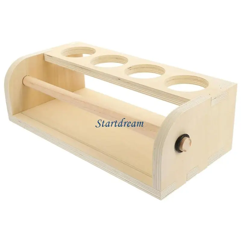 

Детский художественная бумага держатель на стол бумага Организатор Деревянный бумажный рулон диспенсер k92c