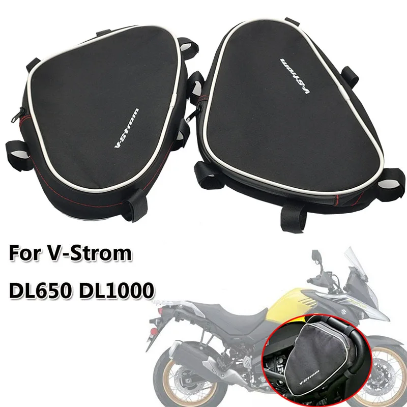 For Suzuki V-Strom DL650 DL1000 For Givi For Kappa Motorcycle Frame Crash Bars Waterproof Bag Repair Tool Placement Bag