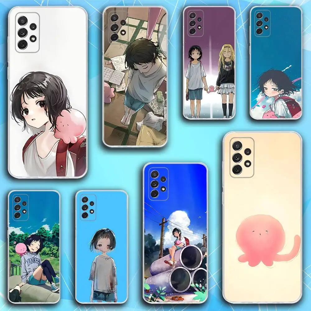 

T-Takopis O-Original Sin Phone Case For Samsung S30,23,21,22,20, FE lite,S10,9,8,7 PIus Note20ultra Soft Transparent