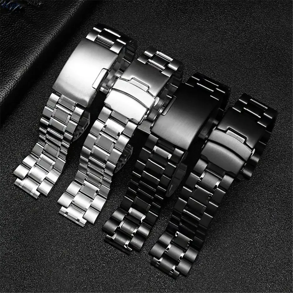 16mm Stainless Steel Watchband for TIMEX Watch Strap TW2R55500 T2N739 T2N721T2N720 Solid Metal Wrist Band Bracelet Accessories